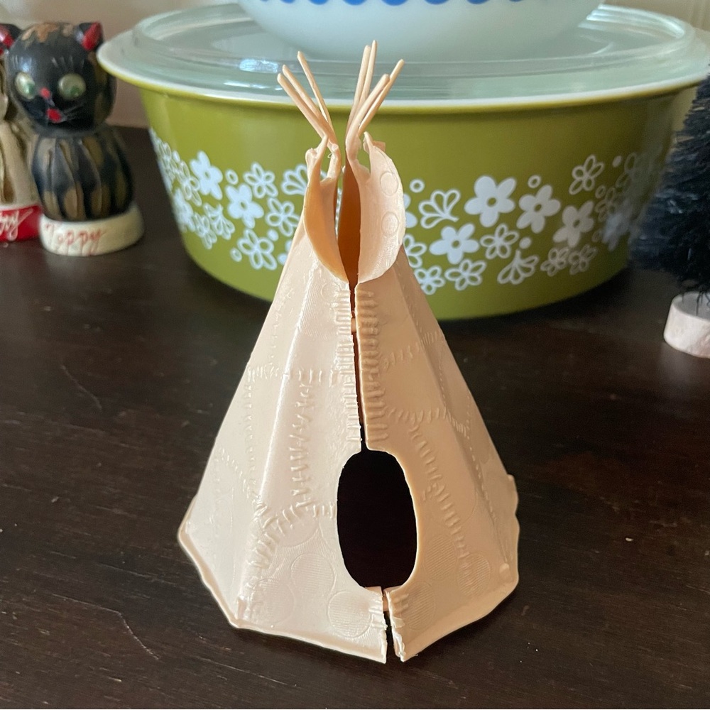 Vintage Marx Toys Fort Apache TeePee🏜️🌵